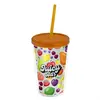 Custom Full Color 16 oz. Transparent Sentinel Tumbler with Straw Lid