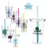 16 oz. Victory Acrylic Tumbler with Mood Straw