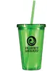 16 oz Customizable Acrylic Insulated Tumbler with Straw - Ideal for Corporate Gifts & Promotions