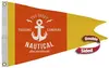 16" x 24" Polyester Burgee Flag Double-Sided