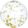 Yellow & White Confetti Beach Ball - 16"