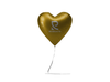 18" Heart-shaped Mylar Balloon 1 COLOR 1 SIDE