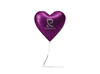 18" Heart-shaped Mylar Balloon 1 COLOR 1 SIDE