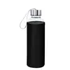 Aqua Pure Glass Bottle With Leatherette Sleeve - 18 OZ.