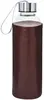 Aqua Pure Glass Bottle With Leatherette Sleeve - 18 OZ.