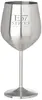 Custom Stainless Steel Stemmed Wine Glass - 18 oz.