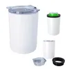 2-In-1 Full Laser Copper Insulated Beverage Holder And Tumbler