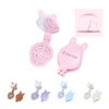 2-in-1 Rabbit Ear Shape Mirror Airbag Massage Comb