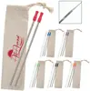 2-Pack Stainless Straw Kit with Cotton Pouch