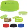 2-Section Lunch Container With Custom Handle Box