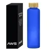 AWS Belle Glass Bottle With Bamboo Lid - 20 Oz.