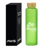 AWS Belle Glass Bottle With Bamboo Lid - 20 Oz.