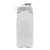 Custom Clear Sports Bottle - 20 oz. with Flip Top Lid