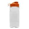 Custom Clear Sports Bottle - 20 oz. with Flip Top Lid