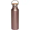 20 Oz. Double-Wall Bottle with Bamboo Lid in Rose Gold