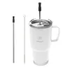 20 Oz. Fulton Stainless Steel Mug With Straw