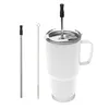 20 Oz. Fulton Stainless Steel Mug With Straw