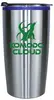 20 oz. Stainless Tumbler with Flip Lid and Straw for Hot and Cold Beverages - Customizable Promotional Item