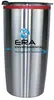 20 oz. Stainless Tumbler with Flip Lid and Straw for Hot and Cold Beverages - Customizable Promotional Item