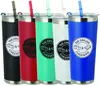 Custom Stainless Tumbler with Straw - 20 oz.