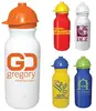 20oz Custom Branded Squeezable Cycle Bottle with Safety Cap