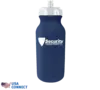 20oz Personalized Squeezable Cycle Bottle with Customizable Push 'n Pull Cap