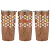 20 oz Wood Grain Stainless Steel Tumbler