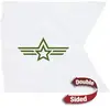 20" x 27.75" Polyester Guidon Flag Double-Sided