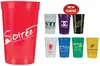 22oz Customizable Durable Plastic Stadium Cup with Optional Lid