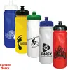 24oz Customizable Push 'n Pull Cycle Bottle - BPA Free, Dishwasher Safe