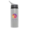 24 oz. Flip Top Aluminum Bottle with Handle - Full Color