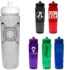 USA made 24oz Eco-Friendly Reusable PET Bottle with Colorful Push-Pull Lid