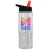 Salute Flip Straw Bottle - 24 oz. (Digital Imprint)