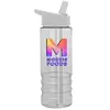 Salute Flip Straw Bottle - 24 oz. (Digital Imprint)