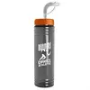 Customized SlimFit Water Bottle - 24oz with Straw Lid