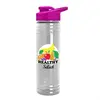 SlimFit Water Bottles (24 oz) - Personalized with Logo and Drink-Thru Lid