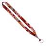 3/4" Dye-Sublimated Lanyard with Silver Tone Metal Crimp & Split Ring