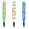 3/4" Dye-Sublimated Lanyard with Slide-Release & Metal Split-Ring