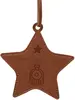 Personalized Leather Ornaments - 3.5" (Set of 6)