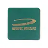 3.5" Square Leatherette Coaster