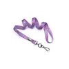 Customized Pink Ribbon Lanyards - Breast Cancer Awareness - 3/8"