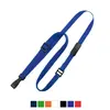 Custom Adjustable Breakaway Lanyard - 3/8" Flat with Slide Adjuster (Quantity: 100)