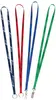 3/8" Silk Screen Polyester Lanyard with Free Attachments