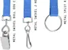 3/8" Silk Screen Polyester Lanyard with Free Attachments