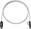 3-In- Braided Charging Cable - 1 10 Ft.