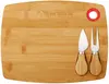 Custom Bamboo Cheese Board Set (3-Piece)