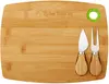 Custom Bamboo Cheese Board Set (3-Piece)