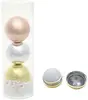 3-Piece Metallic Lip Moisturizer Ball Tube Gift Set