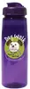 Custom Branded 30oz BPA-Free Poly-Saver PET Bottle with Colorful Flip Cap - Promotional Beverage Container