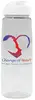 Custom Branded 30oz BPA-Free Poly-Saver PET Bottle with Colorful Flip Cap - Promotional Beverage Container